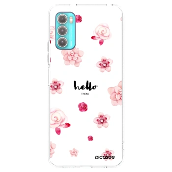 Picasee átlátszó szilikon tok az alábbi mobiltelefonokra Motorola Moto G60 - Hello there