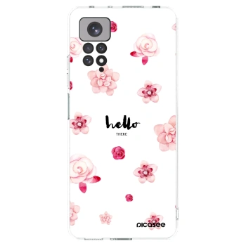 Picasee átlátszó szilikon tok az alábbi mobiltelefonokra Xiaomi Redmi Note 11S 4G - Hello there
