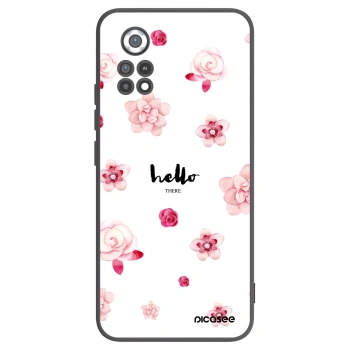 Picasee fekete szilikon tok az alábbi mobiltelefonokra Xiaomi Poco X4 Pro 5G - Hello there