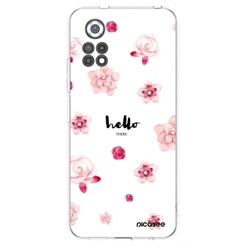 Picasee átlátszó szilikon tok az alábbi mobiltelefonokra Xiaomi Poco X4 Pro 5G - Hello there