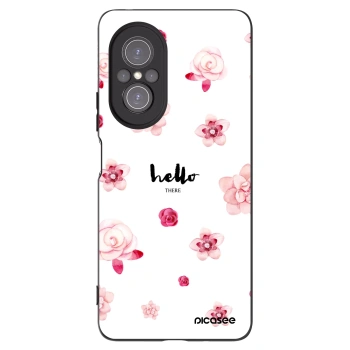 Picasee fekete szilikon tok az alábbi mobiltelefonokra Huawei Nova 9 SE - Hello there