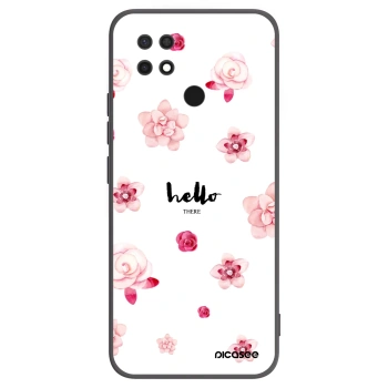 Picasee fekete szilikon tok az alábbi mobiltelefonokra Xiaomi Redmi 10C - Hello there