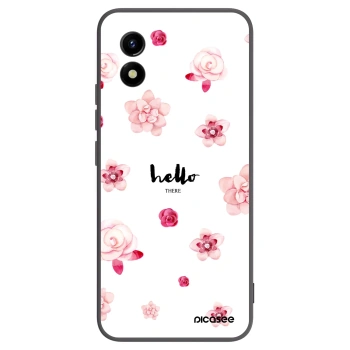 Picasee fekete szilikon tok az alábbi mobiltelefonokra Vivo Y01 - Hello there