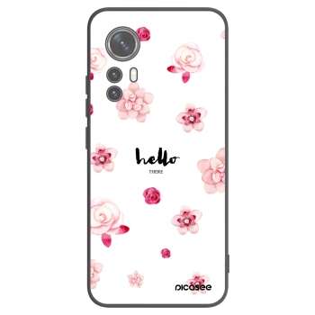 Picasee fekete szilikon tok az alábbi mobiltelefonokra Xiaomi 12X - Hello there