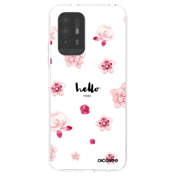 Picasee átlátszó szilikon tok az alábbi mobiltelefonokra OPPO A94 5G - Hello there