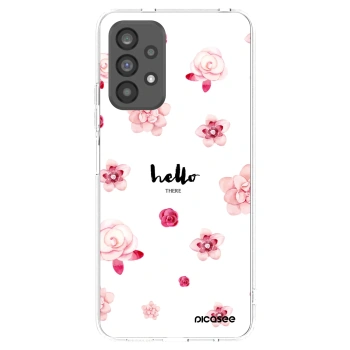 Picasee átlátszó szilikon tok az alábbi mobiltelefonokra Samsung Galaxy A73 5G - Hello there