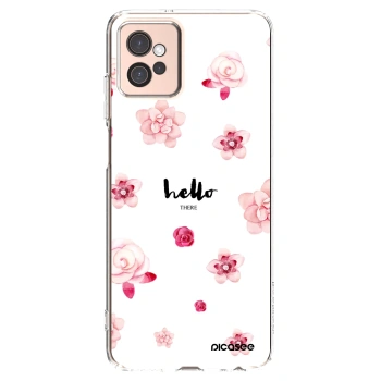Picasee átlátszó szilikon tok az alábbi mobiltelefonokra Motorola Moto G32 - Hello there