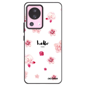 Picasee fekete szilikon tok az alábbi mobiltelefonokra Xiaomi 13 Lite - Hello there