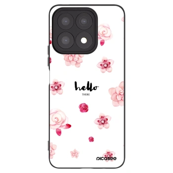 Picasee fekete szilikon tok az alábbi mobiltelefonokra Honor X8a - Hello there