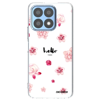 Picasee átlátszó szilikon tok az alábbi mobiltelefonokra Honor X8a - Hello there