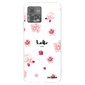 Picasee átlátszó szilikon tok az alábbi mobiltelefonokra Motorola Moto G72 - Hello there
