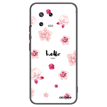 Picasee fekete szilikon tok az alábbi mobiltelefonokra Xiaomi 13 Pro - Hello there