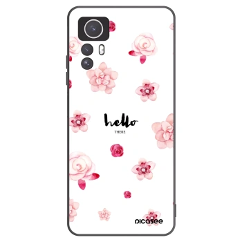 Picasee fekete szilikon tok az alábbi mobiltelefonokra Xiaomi Redmi Note 12S - Hello there