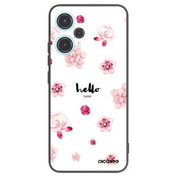 Picasee fekete szilikon tok az alábbi mobiltelefonokra Xiaomi Poco F5 - Hello there