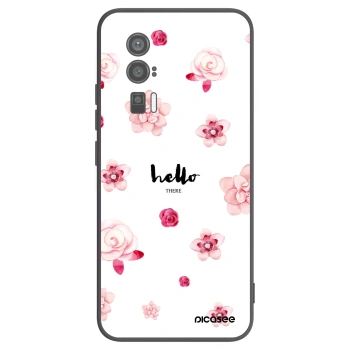 Picasee fekete szilikon tok az alábbi mobiltelefonokra Xiaomi Poco F5 Pro 5G - Hello there