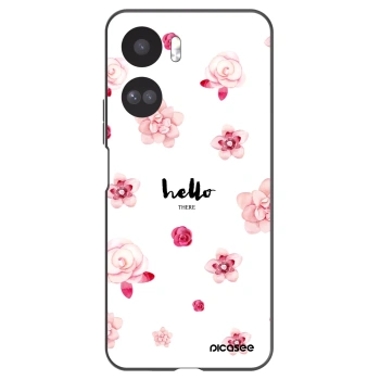Picasee fekete szilikon tok az alábbi mobiltelefonokra Honor 90 Lite 5G - Hello there