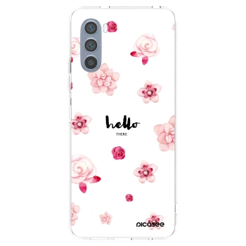 Picasee átlátszó szilikon tok az alábbi mobiltelefonokra Motorola Moto G62 - Hello there