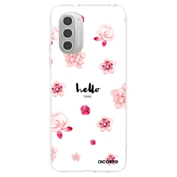 Picasee átlátszó szilikon tok az alábbi mobiltelefonokra Motorola Moto G51 - Hello there