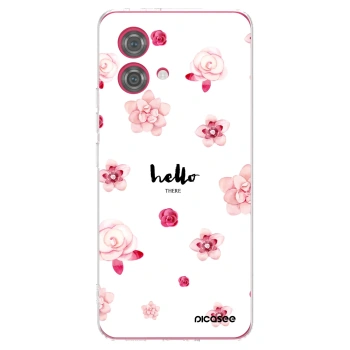 Picasee átlátszó szilikon tok az alábbi mobiltelefonokra Motorola Moto G84 5G - Hello there