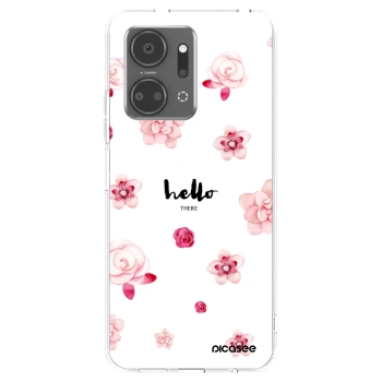 Picasee átlátszó szilikon tok az alábbi mobiltelefonokra Honor X7a - Hello there