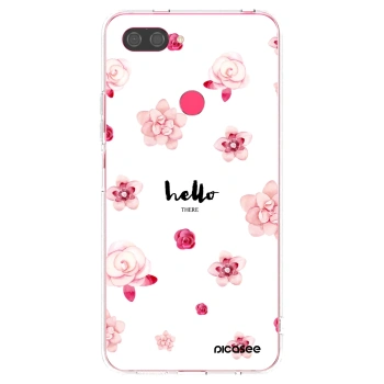 Picasee átlátszó szilikon tok az alábbi mobiltelefonokra Xiaomi Mi 8 Lite - Hello there