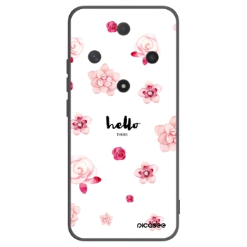 Picasee fekete szilikon tok az alábbi mobiltelefonokra Honor Magic6 Lite 5G - Hello there