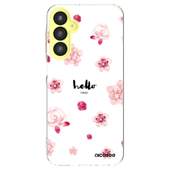 Picasee átlátszó szilikon tok az alábbi mobiltelefonokra Samsung Galaxy A25 A256B 5G - Hello there