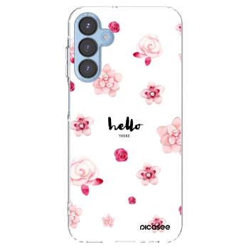Picasee átlátszó szilikon tok az alábbi mobiltelefonokra Samsung Galaxy A15 A156B 5G - Hello there