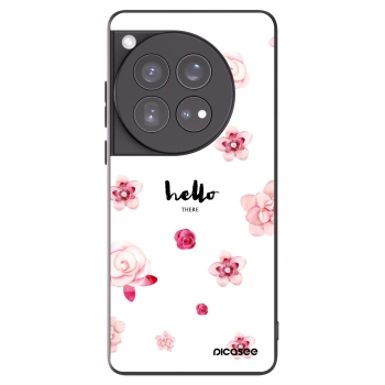 Picasee fekete szilikon tok az alábbi mobiltelefonokra OnePlus 12 5G - Hello there