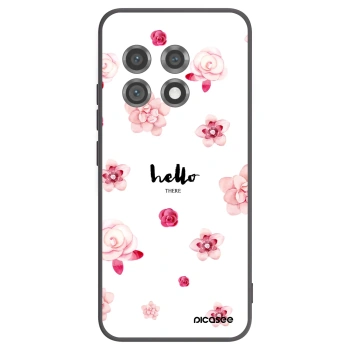 Picasee fekete szilikon tok az alábbi mobiltelefonokra OnePlus 11 5G - Hello there