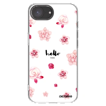 Picasee átlátszó szilikon tok az alábbi mobiltelefonokra Apple iPhone 16e - Hello there