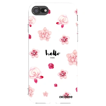Picasee átlátszó szilikon tok az alábbi mobiltelefonokra Apple iPhone 7 - Hello there
