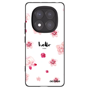 Picasee fekete szilikon tok az alábbi mobiltelefonokra Xiaomi Redmi Note 14 Pro+ 5G - Hello there