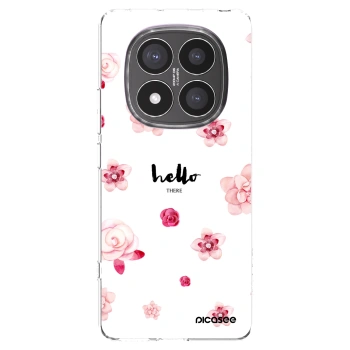 Picasee átlátszó szilikon tok az alábbi mobiltelefonokra Xiaomi Redmi Note 14 Pro+ 5G - Hello there