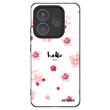 Picasee fekete szilikon tok az alábbi mobiltelefonokra Xiaomi Redmi Note 14 5G - Hello there