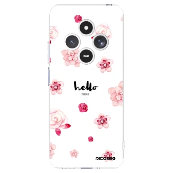 Picasee átlátszó szilikon tok az alábbi mobiltelefonokra Xiaomi Redmi 14C - Hello there