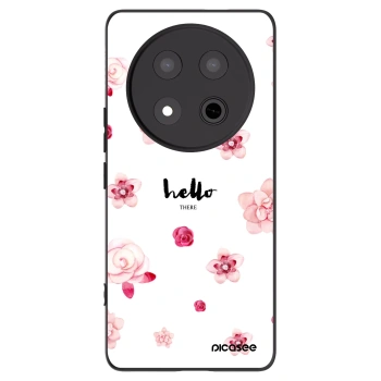 Picasee fekete szilikon tok az alábbi mobiltelefonokra Honor Magic7 Lite 5G - Hello there