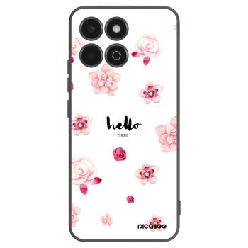 Picasee fekete szilikon tok az alábbi mobiltelefonokra Honor 200 Smart 5G - Hello there