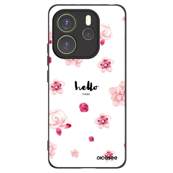 Picasee fekete szilikon tok az alábbi mobiltelefonokra Xiaomi Redmi Note 14 4G - Hello there