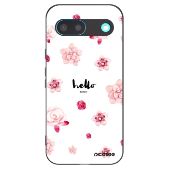 Picasee fekete szilikon tok az alábbi mobiltelefonokra Google Pixel 8 - Hello there