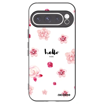 Picasee fekete szilikon tok az alábbi mobiltelefonokra Google Pixel 9 Pro - Hello there