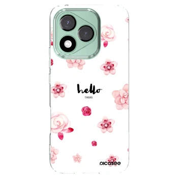 Picasee átlátszó szilikon tok az alábbi mobiltelefonokra Honor 400 Lite 5G - Hello there