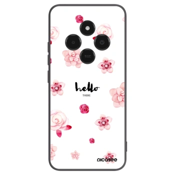 Picasee fekete szilikon tok az alábbi mobiltelefonokra Xiaomi Poco C75 - Hello there