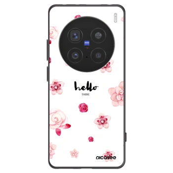 Picasee fekete szilikon tok az alábbi mobiltelefonokra Vivo X200 Pro - Hello there