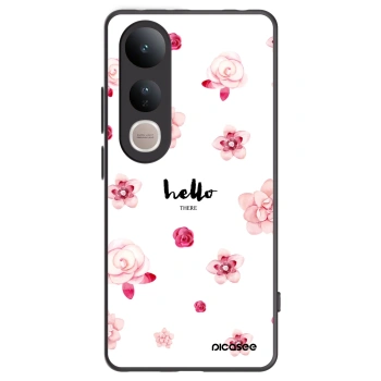Picasee fekete szilikon tok az alábbi mobiltelefonokra Vivo V50 Lite 5G - Hello there