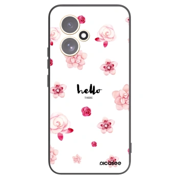 Picasee fekete szilikon tok az alábbi mobiltelefonokra Honor 400 5G - Hello there