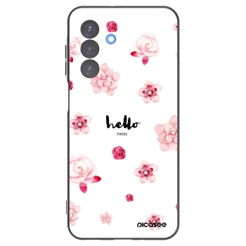 Picasee fekete szilikon tok az alábbi mobiltelefonokra Samsung Galaxy A17 5G - Hello there