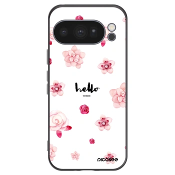 Picasee fekete szilikon tok az alábbi mobiltelefonokra Google Pixel 10 Pro - Hello there