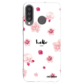 Picasee átlátszó szilikon tok az alábbi mobiltelefonokra Huawei P30 Lite - Hello there