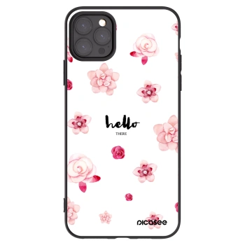 Picasee fekete szilikon tok az alábbi mobiltelefonokra Apple iPhone 11 Pro Max - Hello there